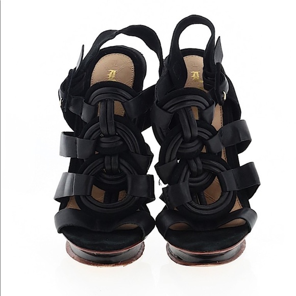 L.A.M.B. Black Sandals - Picture 2 of 2